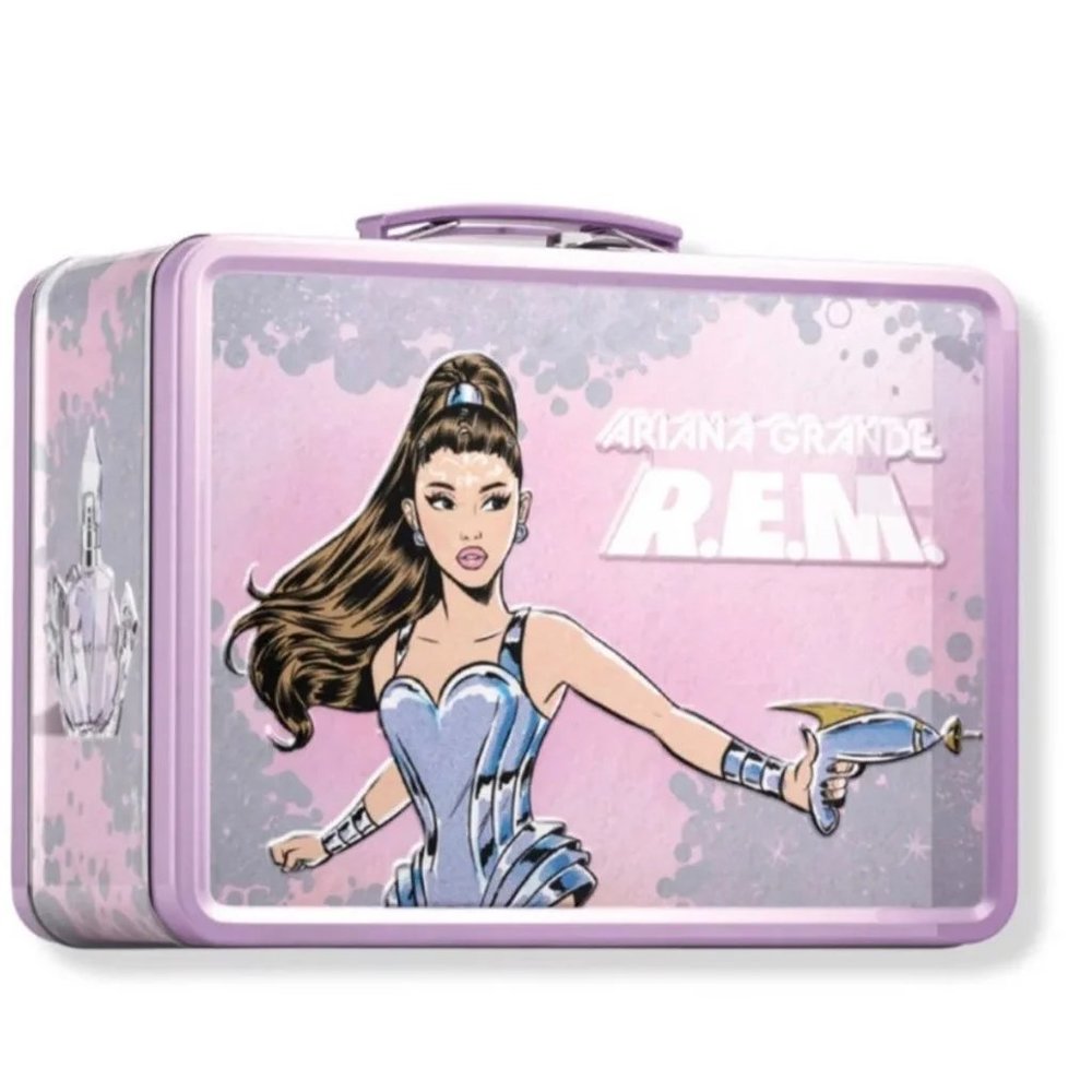 Ariana Grande REM R.E.M. lunchbox tin purple NEW WITH TAG